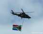 Agusta A109 4009 carrying the South African flag.